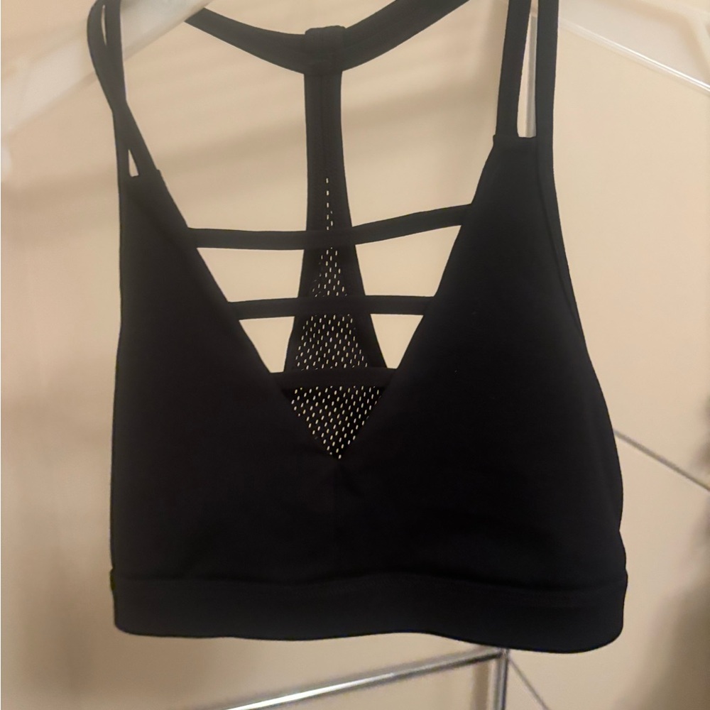 ZYIA Black Strappy Sports Bra